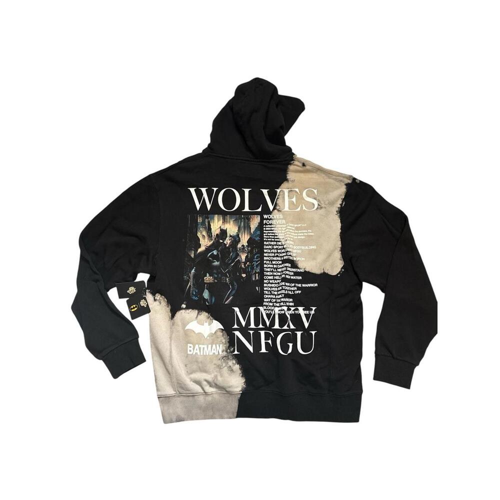 Wolves MMXV NFGU Batman Graphic Hoodie Sweatshirt